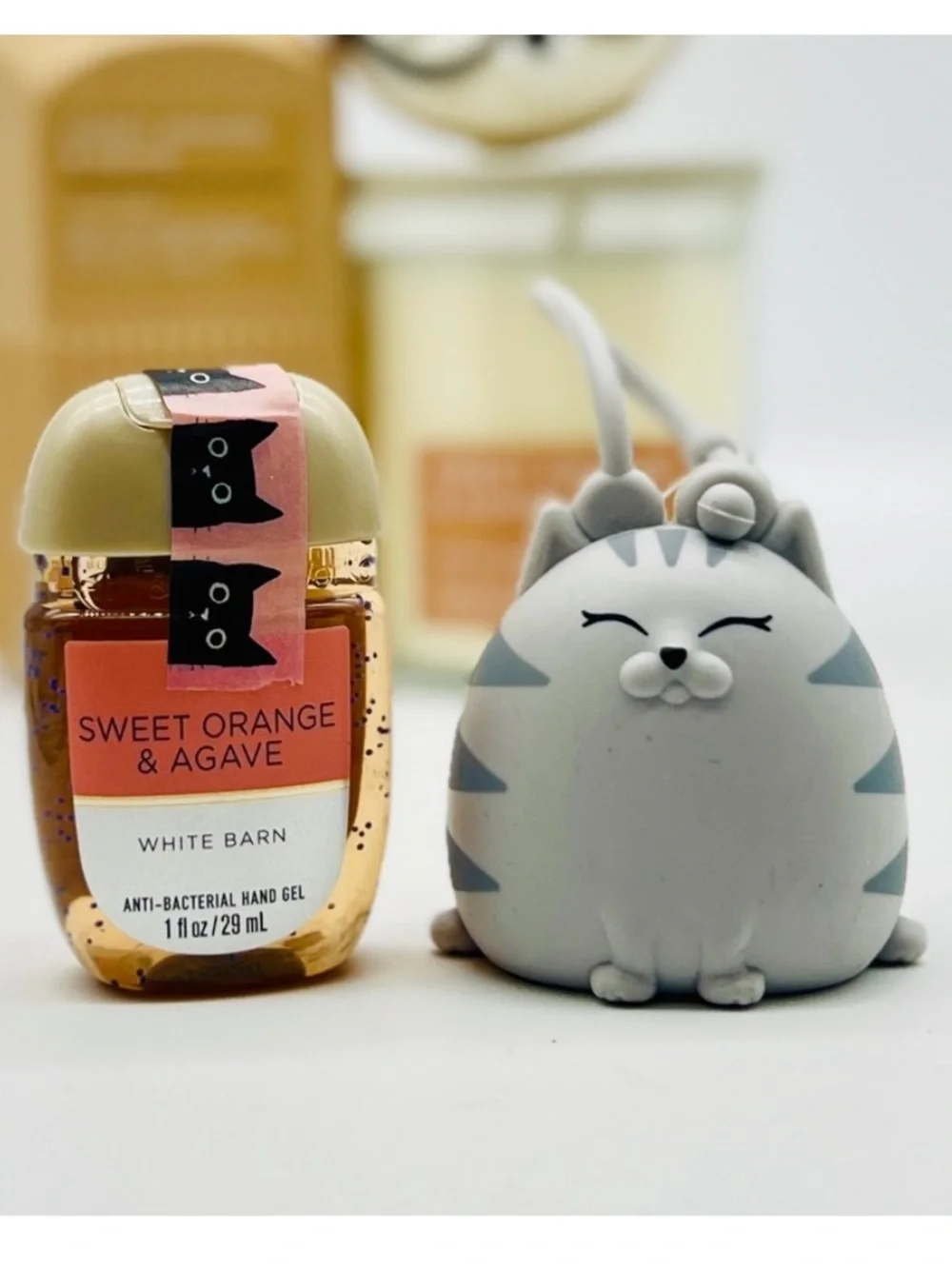 BBW Sweet Orange & Agave Cat 6pc Gift Set Soap Candle PocketBac